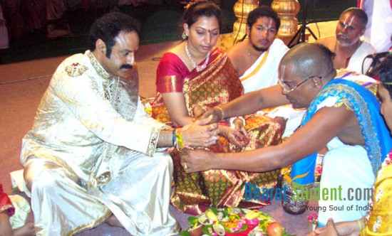 Vasundhara And Balakrishna Wedding Photos