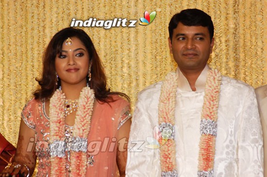 Meena Is Married Photos To Vidyasagar