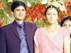 In Badminton career, Jwala Gutta began dating fellow badminton player Chetan Anand.The couple married on 17 July 2005. 