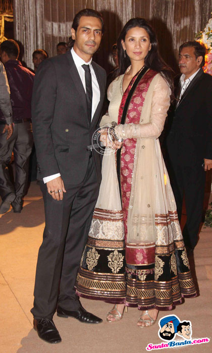 Arjun Rampal And Mehr Jesia Marriage Photos
