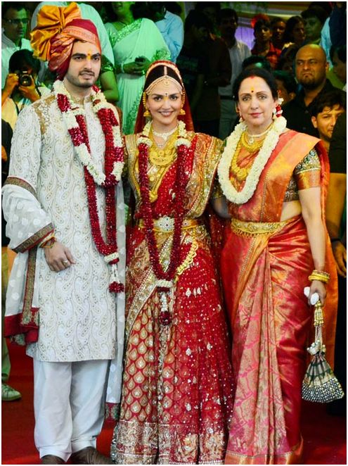 Esha Deol And Bharat Takhtani Marriage Reception Photos
