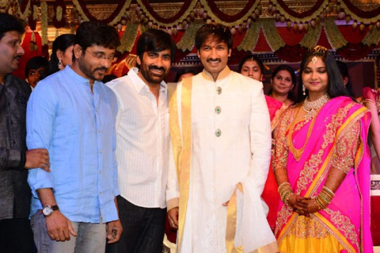 Gopichand And Reshma Marriage Photos