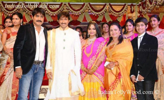 Gopichand And Reshma Marriage Photos