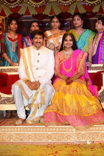 Gopichand And Reshma Marriage Photos