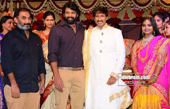 Gopichand And Reshma Marriage Photos