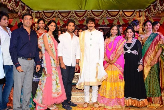 Gopichand And Reshma Marriage Photos