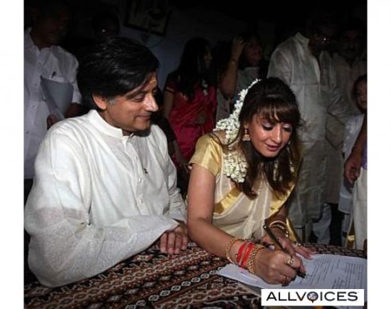 Sunanda Pushkar Married To Shashi Tharoor