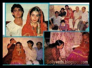Aamir Khan And Reena Dutta Wedding Pictures