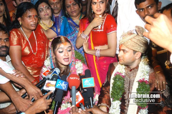 Aarthi Agarwal And Ujwal Kumar Marriage Photos