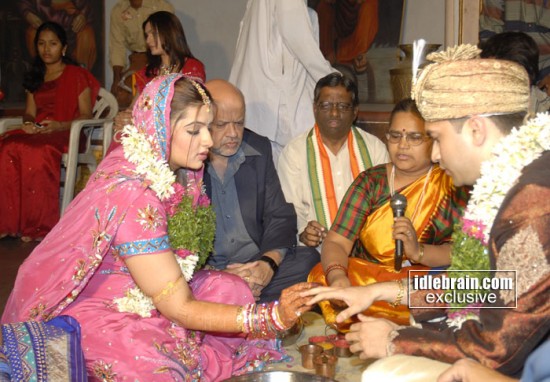 Aarthi Agarwal And Ujwal Kumar Marriage Photos