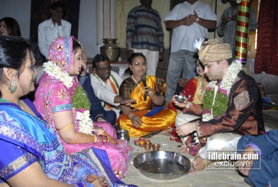 Aarthi Agarwal And Ujwal Kumar Marriage Photos