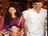 Ajith & Shalini with daughter  Anoushka