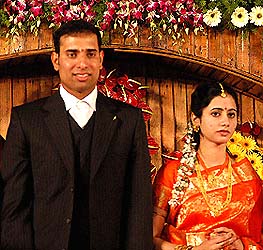 Cricketer VVS Laxman And Sailaja Marriage Photos