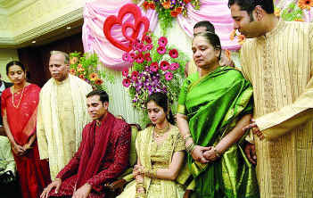 Cricketer VVS Laxman And Sailaja Marriage Photos