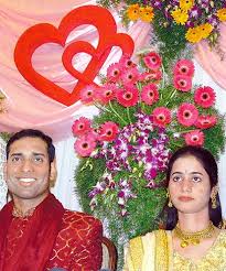 Cricketer VVS Laxman And Sailaja Marriage Photos