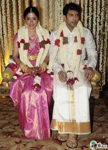 Tamil Actor Jayam Ravi And Aarthi Marriage Photos