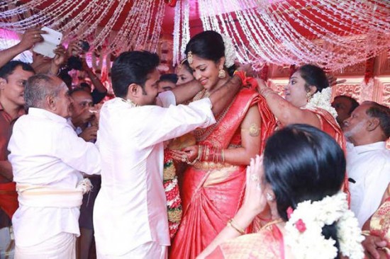 Amala Paul And Director Al Vijay Wedding Photos