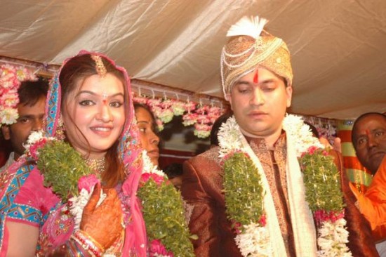 Aarthi Agarwal And Ujwal Kumar Marriage Photos