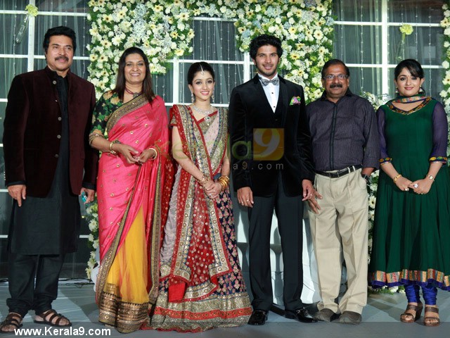 Amal Sufiya And Actor Dulquar Salman Wedding Photos