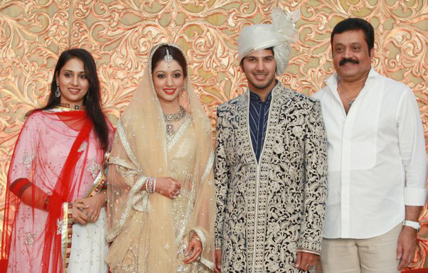 Amal Sufiya And Actor Dulquar Salman Wedding Photos