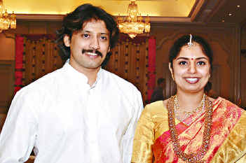 Actor Prashanth And Grahalakshmi Marriage Photos
