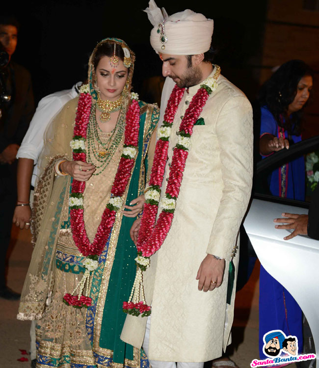 Actress Diya Mirza And Sahil Sangha Marriage Photos