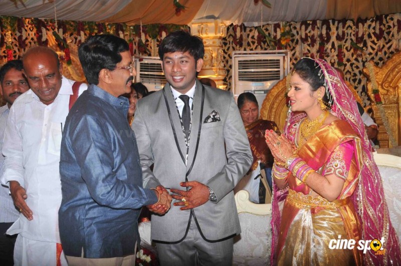 Amarnath And Actor Nikhil Sister Sonali Marriage Photos