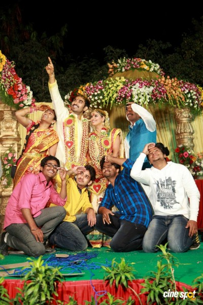 Actor Santosh Pavan And Anjali Marriage Photos