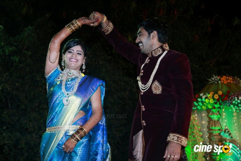 Anjali And Actor Santosh Pavan Marriage Photos