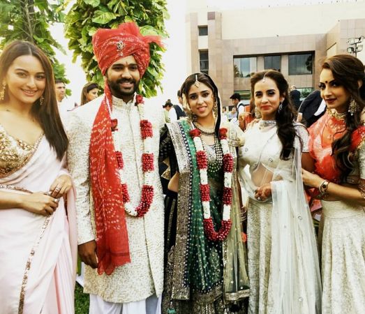 Cricketer Rohit Sharma And Ritika Sajdeh Marriage Photos