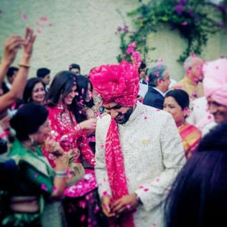 Cricketer Rohit Sharma And Ritika Sajdeh Marriage Photos