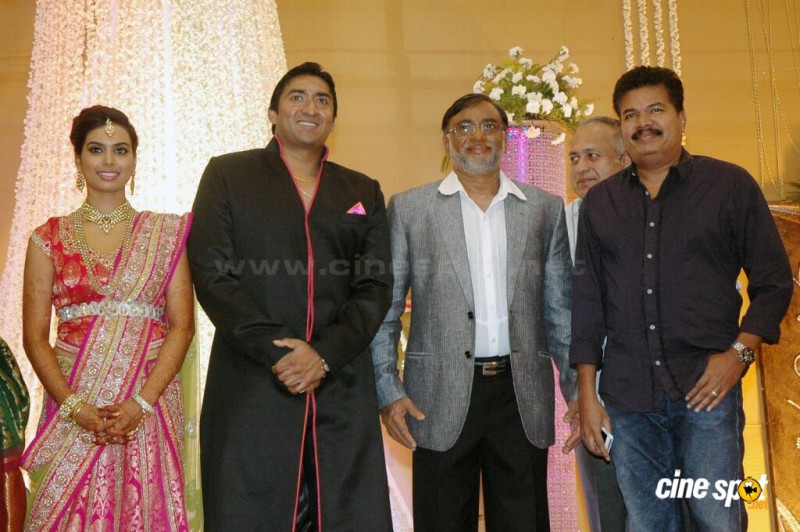 Dhasha And TG Thyagarajan Son Sendhil Marriage Photos