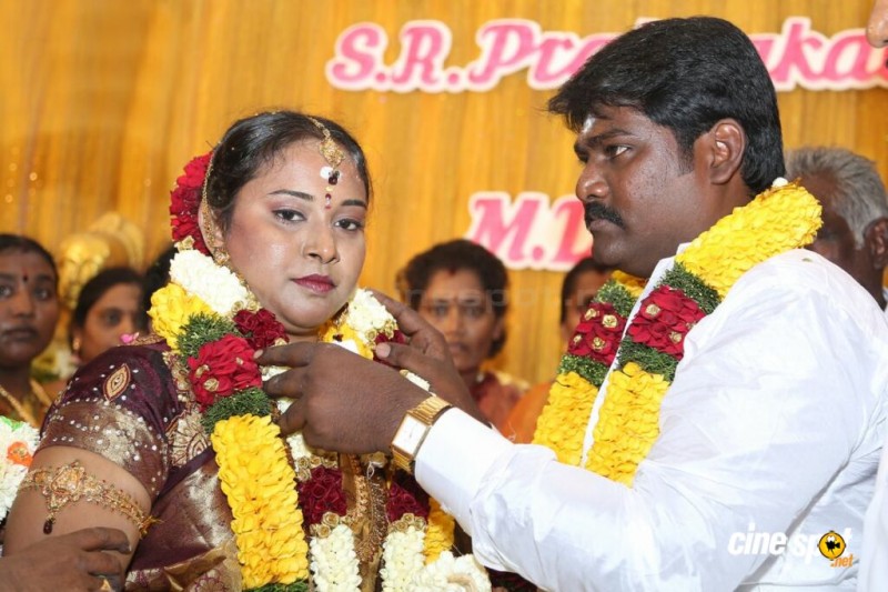 Tamil Director Prabhakaran And Dhivya Marriage Photos
