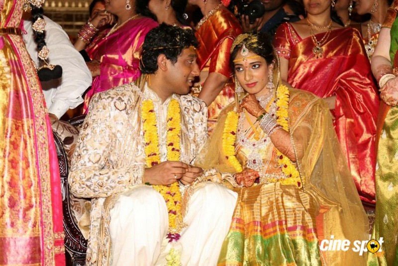INC Leader Danam Nagendar Daughter Manisha And Abhinav Wedding Photos