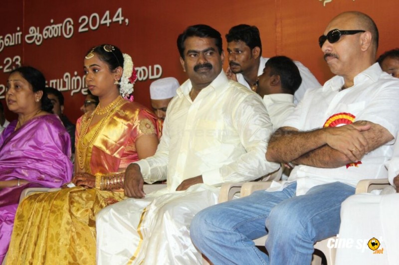Kayalvizhi And Actor Seeman Marriage Photos