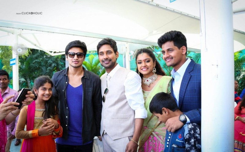 Tollywood Actors Varun Sandesh And Vithika Sheru Engagement Photos