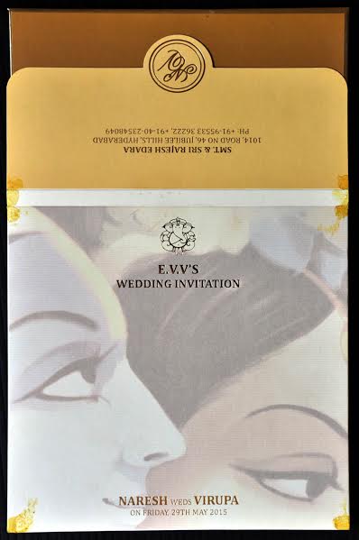 Virupa And Allari Naresh Wedding Invitation Pictures