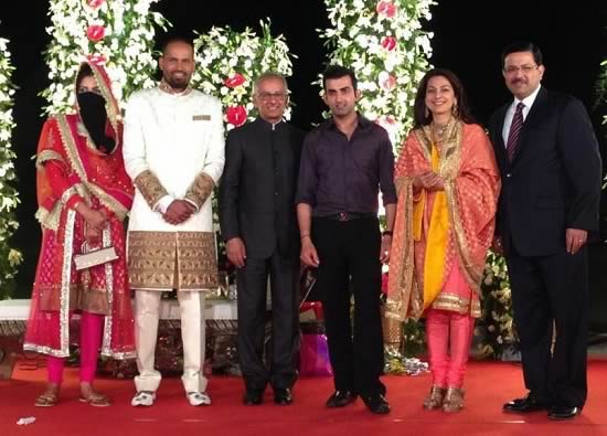 Indian Cricketer Yusuf Phatan And Afreen Wedding Photos