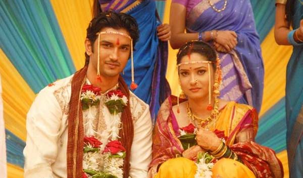 Ankita Lokhande And  Sushant Singh Rajput Marriage Photos