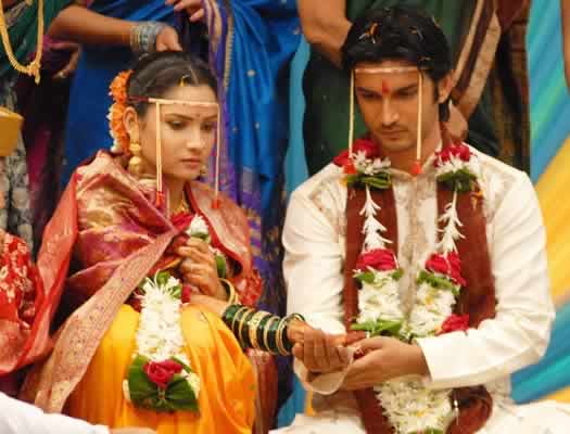 Sushant Singh Rajput And Ankita Lokhande Wedding Photos