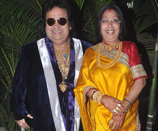 Chitrani And Bappi Lahiri Marriage Photos