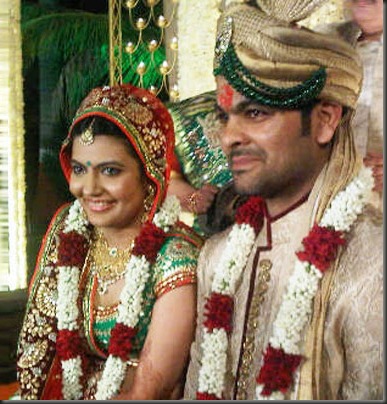 Devanshi Popat And RP Singh Marriage Photos