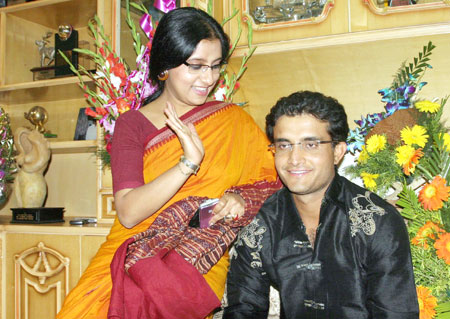 Dona Roy And Saurav Ganguly Marriage Photos