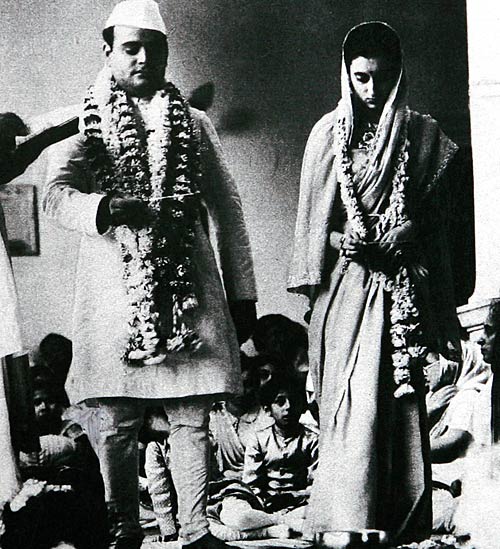 Feroze Gandhi And Indira Gandhi Wedding Photos