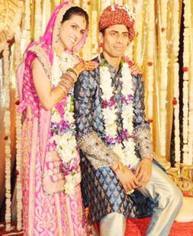Rushma And Indian Cricketer Ashish Nehra Marriage Photos