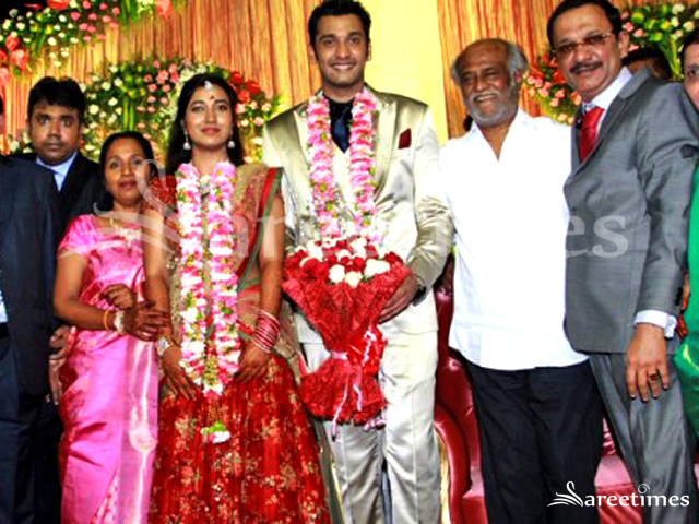 Tamil Actor Arulnithi And Keerthana Wedding Photos