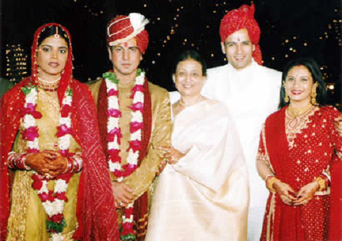 Neelam Singh  And Ronit Roy Marriage Photos