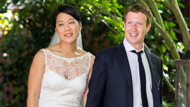 Mark Zuckerberg And  Priscilla Chan Wedding Photos