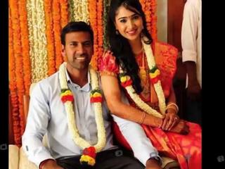 Indian Crickter Lakshmipathi Balaji And Priya Thalur Wedding Photos