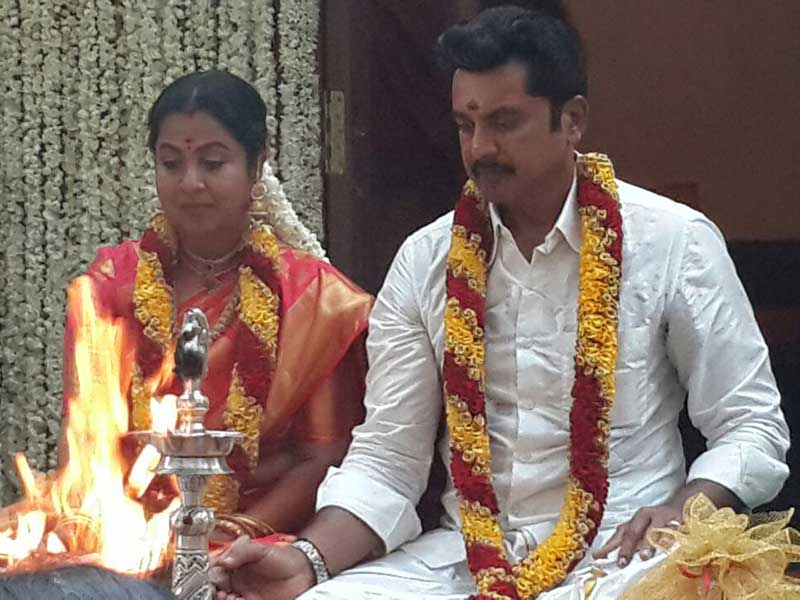 Raadhika And Sarathkumar 2nd Marriage Photos